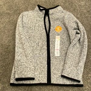 NWT jumping beans zip sweater